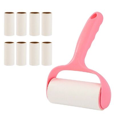 极速Lint Roller witoh 9 Rolls Refills Sticky Paper Pet Hair