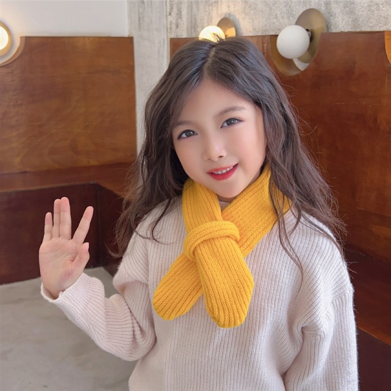 极速0-1-2g岁婴儿围巾秋冬季幼儿保暖脖套ins男女宝宝围脖毛线儿