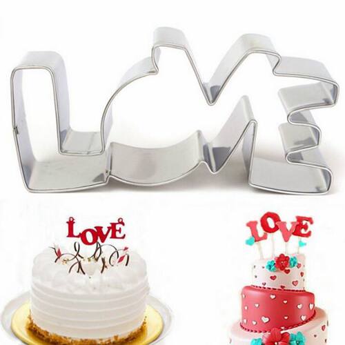 极速LOVE Letter ape Forms For BAiscuit Mold Lover Series Des