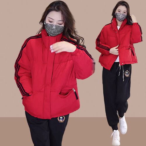 新品2024冬季新款羽绒棉服女爆款E洋气减龄小个子棉衣棉袄夹棉保