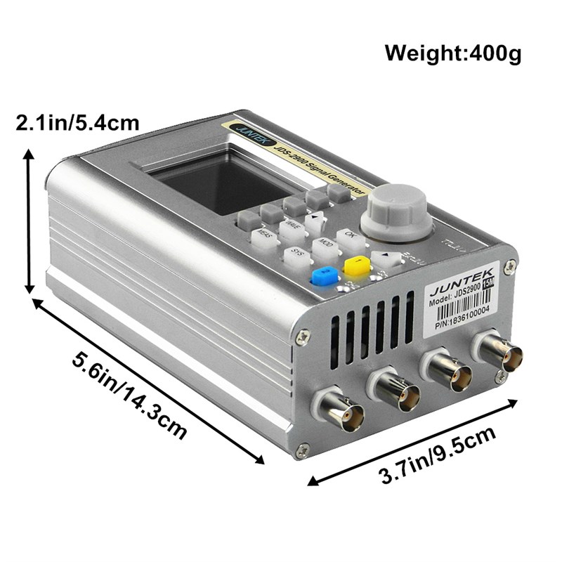 极速适用JDS2900全数控双通道DDS函数任L意波信号源发生器频率计