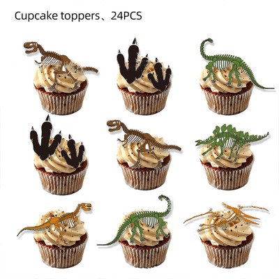 极速Peralatan Makan Sekali Pakai BEertema Arkeologi Fosil Di