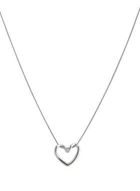 新品2022新i款小众镂空爱心项链女韩国网红简约设计日常锁骨显瘦