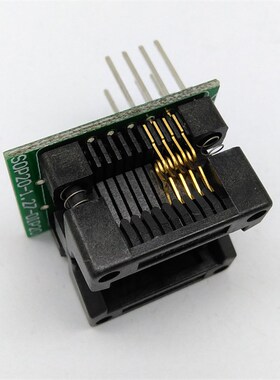 极速SOP8d转DIP8宽体烧录座IC测试座 ots8(20)-1.27-03烧写编程座