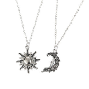 极速ena Lovers Couple Rock Punk Vintage Sunflower Unisex Nec