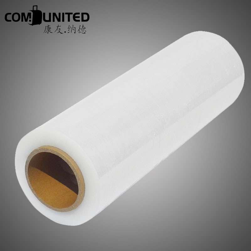 极速PE缠绕膜g拉伸膜物流托盘打包膜宽25cm重2公斤自粘包装膜保护