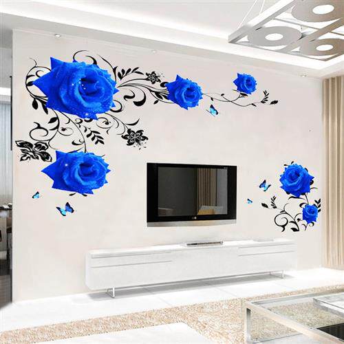 极速卧室客厅壁纸装饰品电视背景墙面3d立体壁贴画U贴花自粘壁纸