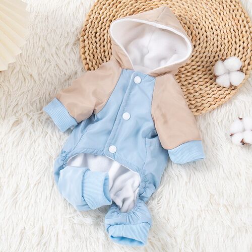 新品宠物衣服秋冬款加厚棉衣泰迪贵E宾比熊博美猫咪小型犬四脚保