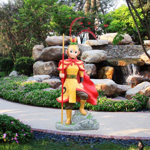 极速Large FgRP Monkey King sculpture outdoor garden monkey o