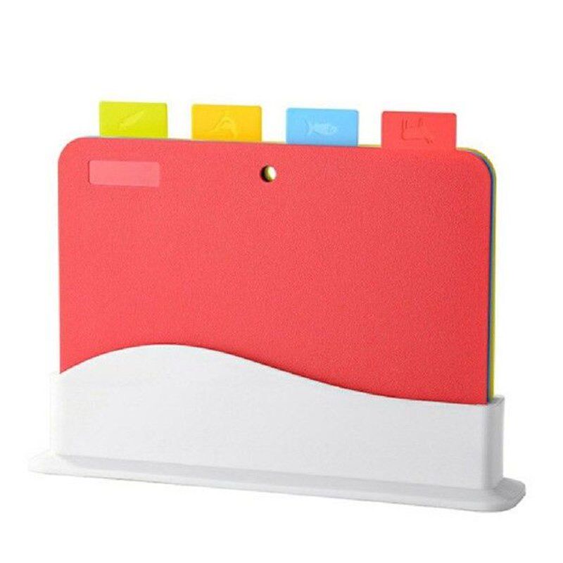 极速4Pcs/Set Kiitchen Cutting Board Multifunctional Plastic