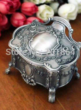 极速European Style Fashion Metal Jewelry Case Trinket B.ox N