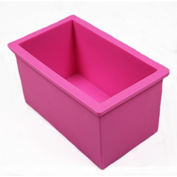 供应硅胶模具 矩形手工皂模 直角长方形模具 长12.5*7*7.5CM