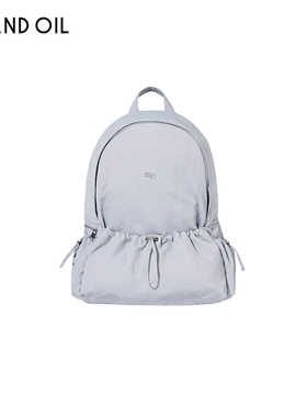 李兰迪同款韩国standoil包包Tied Backpack系带背包新款双肩包女