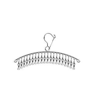 极速晾衣架晒袜子神器圆r形多夹子袜子架可折叠多功能家用婴儿阳