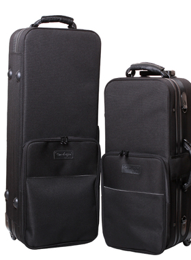 极速降e降b调中音萨克斯箱包拉杆滑轮子便携O式次中音萨克斯包双