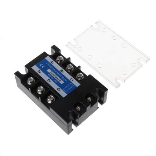 极速40A DC Control AC Three Pyhase Solid State Relay Module