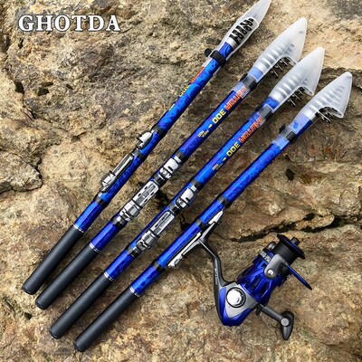 新品GHOTDA Carbon Rock Fishing Rod 3.0/2.7/2.4/2.1V/1.8/1.5M