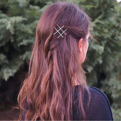 极速100/10PfCS Women Gold Hair Clip Hairpin Hairstyle Stylin