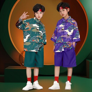 新品 2l025新款 国潮夏装 中国风母子女一家三口四口汉 不一样亲子装