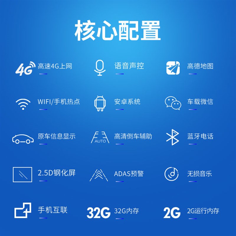 速发适用于奇瑞风云2车载导航仪中控屏显示屏安卓大屏影像
