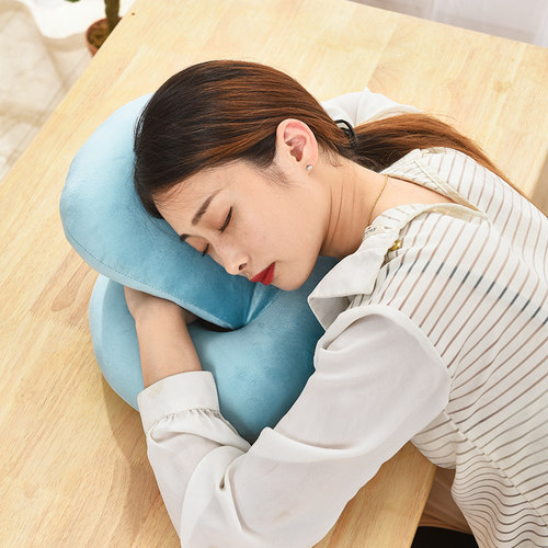 速发办趴室午睡枕器睡觉抱枕公睡枕趴着睡午休午觉神头小学生午睡