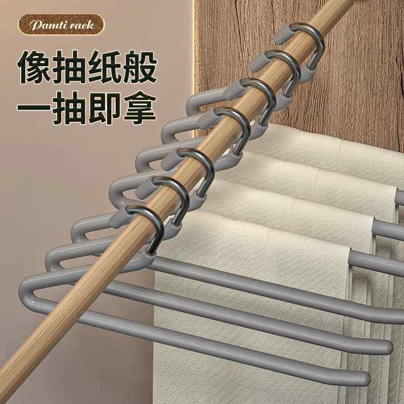 速发鹅型裤架凉裤子衣架衣柜裤挂家用挂衣无痕防滑晾专用收纳神器