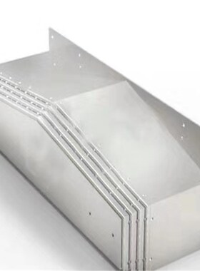 速发机心防护罩850/1060钢板防护罩加工中床CC哈斯伸缩式护尘防板