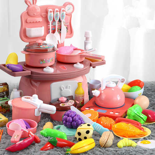 速发厨过房家家宝宝玩具孩炒饭煮饭做菜厨具2儿童套装小孩岁