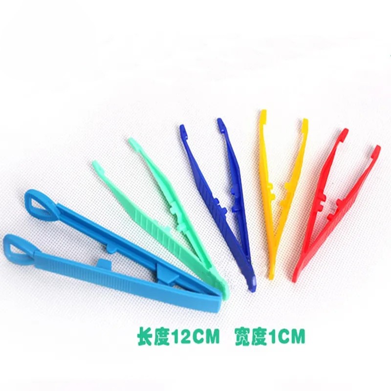 速发乌龟家食器镊子?塑料防静电加长带头防滑尖齿喂用换药小夹子