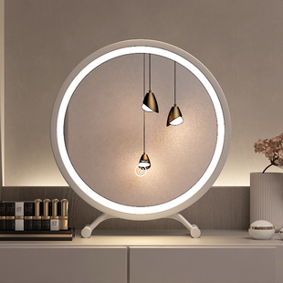 速发智能梳妆台镜子光级触摸屏宿舍补高台式镜桌面带灯化妆镜