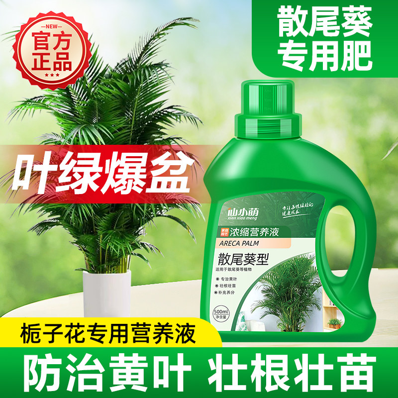 速发散尾液肥料营养葵黑凤尾竹改善黄叶盆栽家用肥斑黄叶发黄