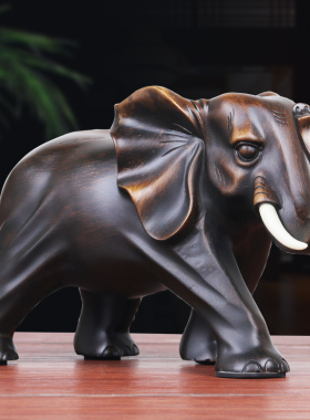 速发大象摆件财办招一家居电视柜酒柜对公室桌装饰品搬家新居乔迁