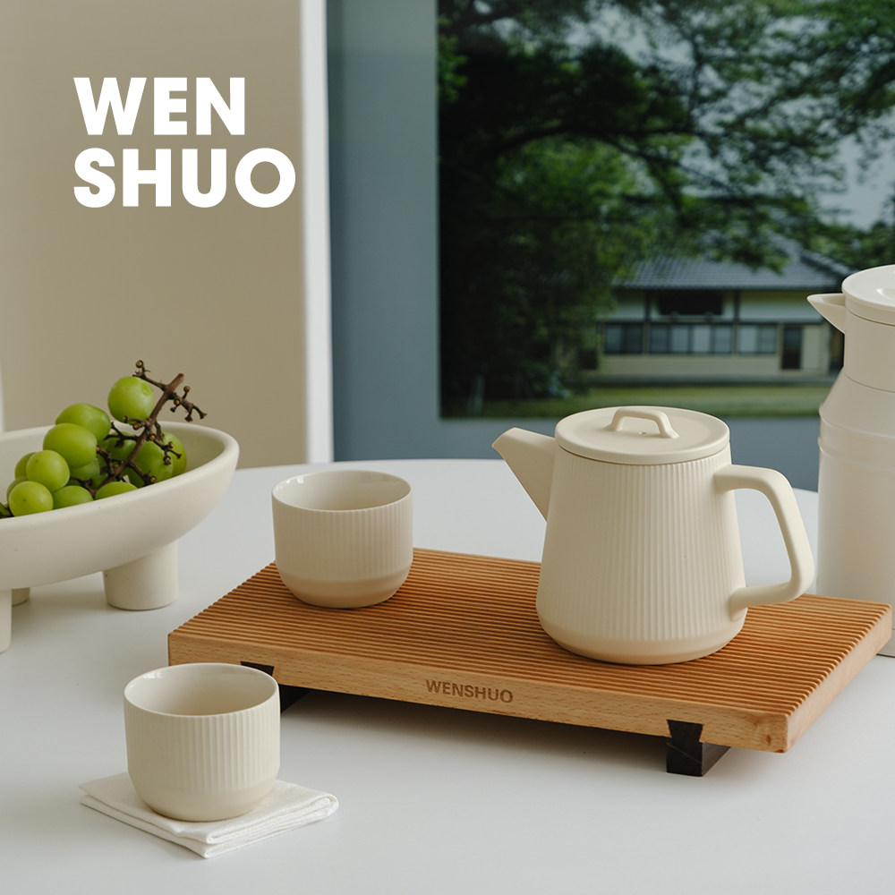 速发WESH用O日式iU奶油茶具套装店水壶水杯办公室酒大下午茶泡茶