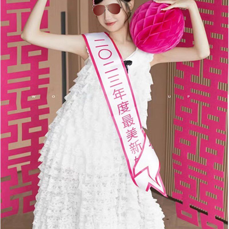 速发小众高级感新中式衣袍蕾丝连晨裙新娘婚礼轻纱礼服仙拍裙长照