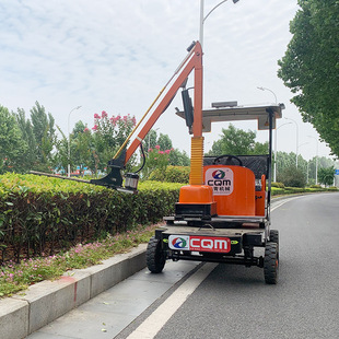 常青座驾式 电动绿篱修剪车 绿化带修剪车 市政道路灌木锂电修剪机