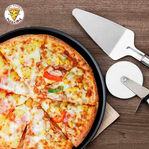 极速披萨快c线7英寸9不粘匹萨盘烤盘pizza比萨家用烤箱烘焙工具烘