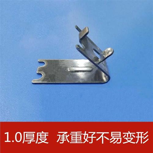 极速厨房不锈钢冰箱挂钩 冰柜卡扣 隔层J架扣展示柜层架钩子饮料