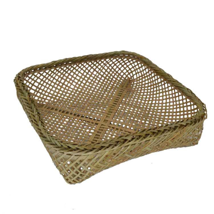 极速纯手工竹编有孔筛子簸箕农家用飞筛晾晒竹.筛子大孔晾