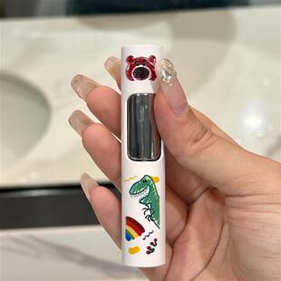 极速 可爱烦恼熊圆柱防风火机卡通奥凸曼送男友礼物点火 韩匠d