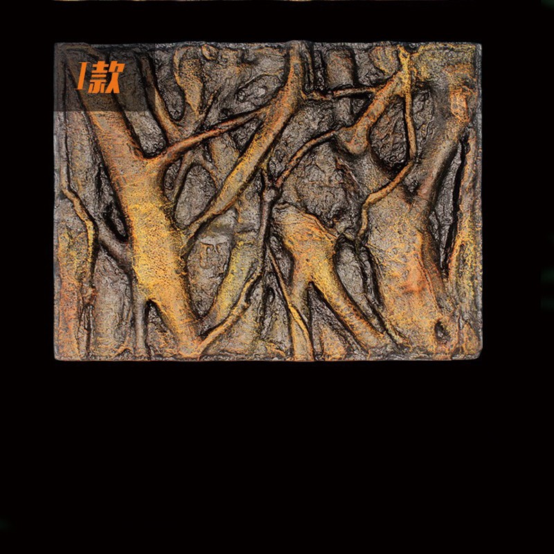 极速爬宠饲养箱3D背景板泡沫造景布景爬虫陆龟蜥蜴箱Y水族缸装饰