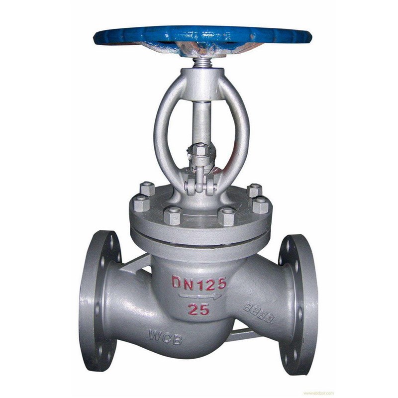 极速J41H直通式停t止阀 停止阀 碳钢法兰停止阀