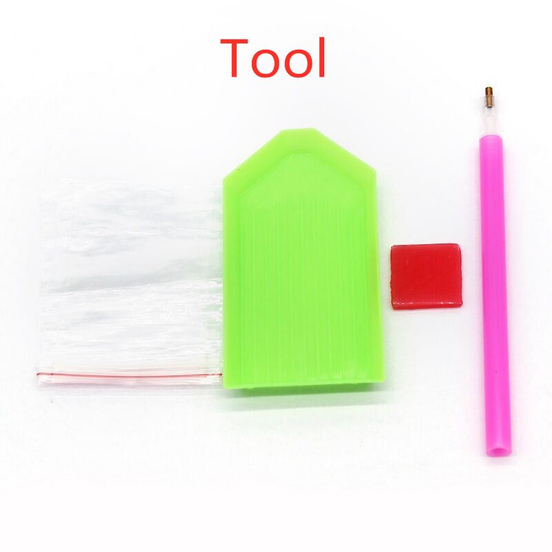 速发4-6-8Pcs 5d DIY diamond painting kinderen Keyring  Mosai