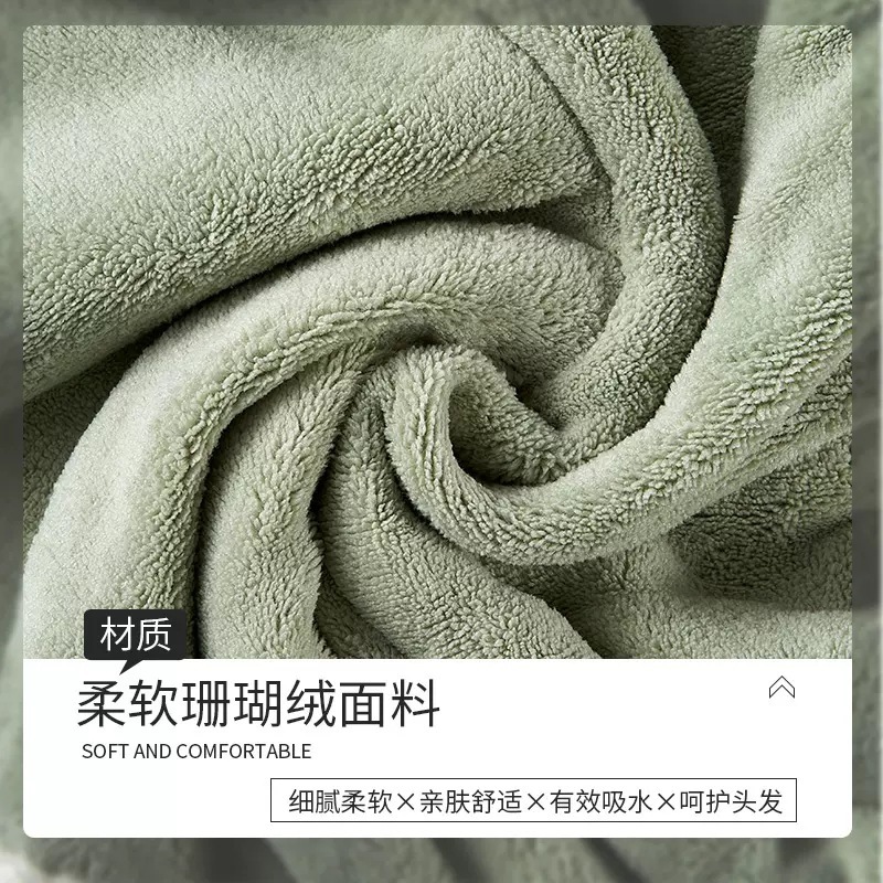 极速双层干发帽速干加厚女v超强吸水成人学生擦头发毛巾居家包头