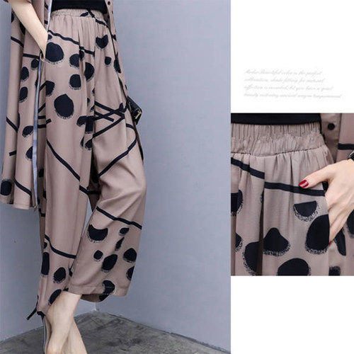 极速Fashion  Elegant  2 Piece Set WomHen Spring Summer  Long