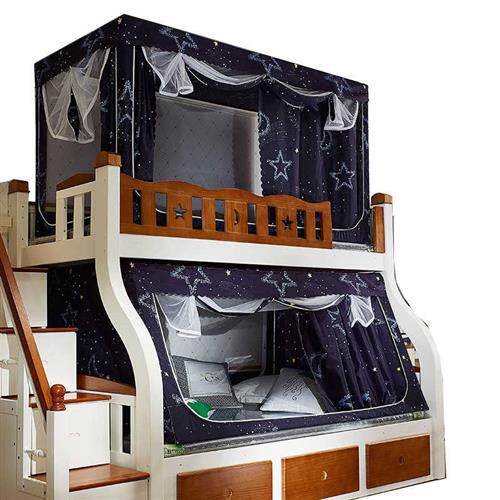 极速遮光床帘g子母床蚊帐梯形上下铺1.5双层床家用母子床1.2学生