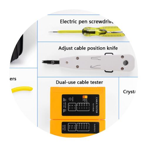 极速Handskit RJk45 RJ11 RJ12 Network Repair Plier ool Kit Wi