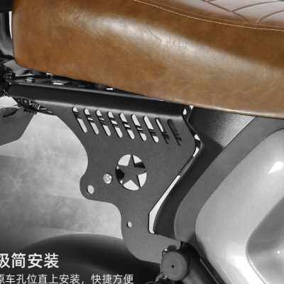 极速适用小牛Ub短尾架一体坐垫AUqi电动车改装货架支架后座尾翼配