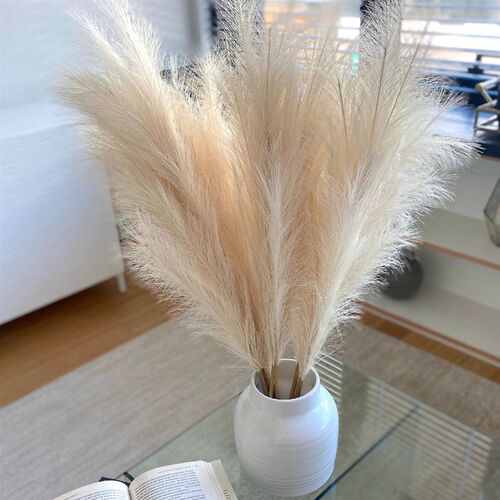 极速45cm 1Pc Artificial Pampas Grass Bouquet New TYear Holid