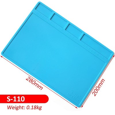 极速1PCS Heat Insulation Silicone Soldering Mat SAnti-static