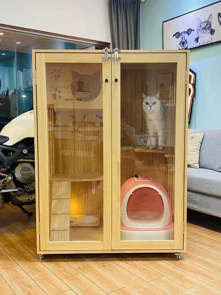 极速新款生态多层实木猫别墅防水猫窝猫舍猫酒店猫笼Y猫房子猫展,宠物/宠物食品及用品,猫笼子/猫别墅,淘宝优惠券,粉丝福利购,淘宝优惠卷
